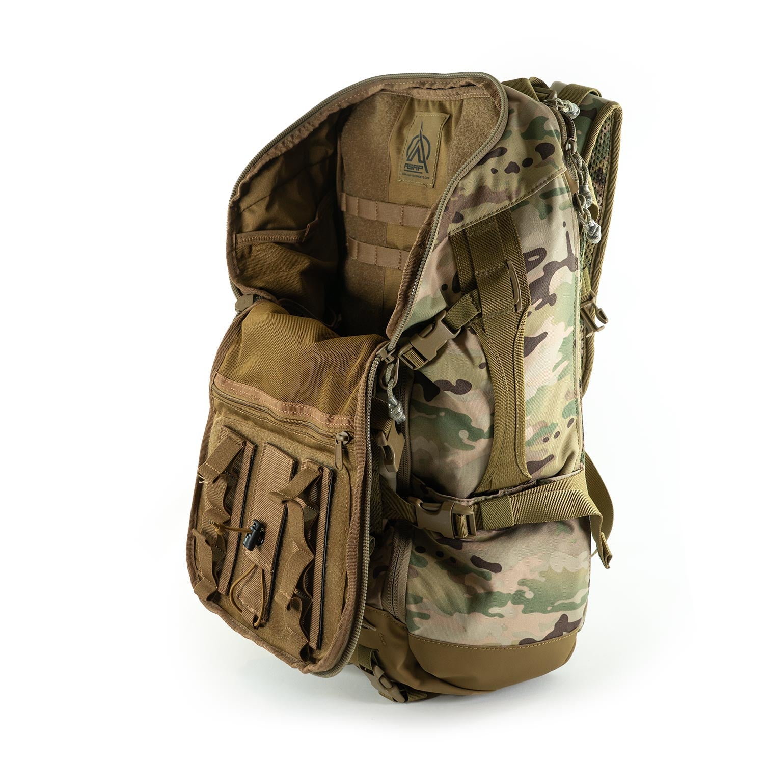 Sac à Dos Polyvalent 38L "DOLOMITE" Missions et Sauvetage Combat ASAP - Camo Terrain